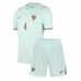 Maglie da calcio Francia Dayot Upamecano #4 Seconda Maglia Bambino Mondiali 2026  Manica Corta + Pantaloni corti)
